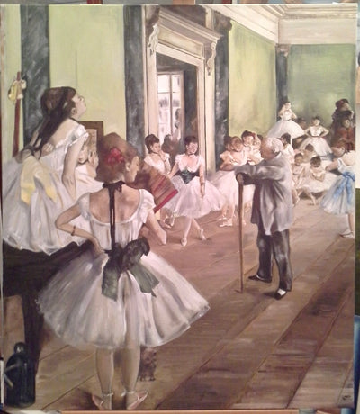 “Copia d’autore, Degas Lezione di danza”